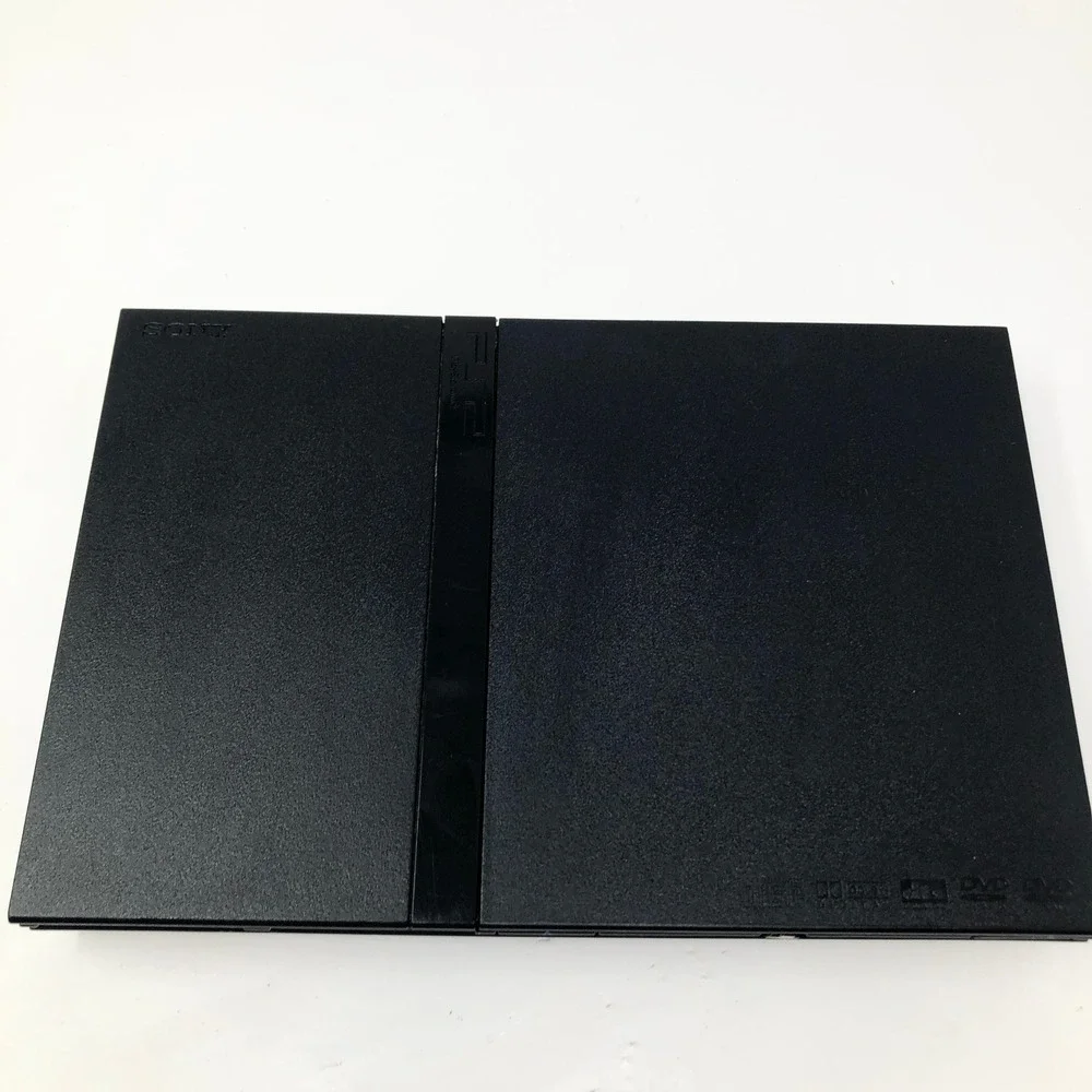 Sony SCPH-77001 PlayStation 2 Slim Console Bundle Tested Working Black